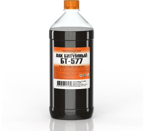 Лак битумный БТ-577 НХП (1л)